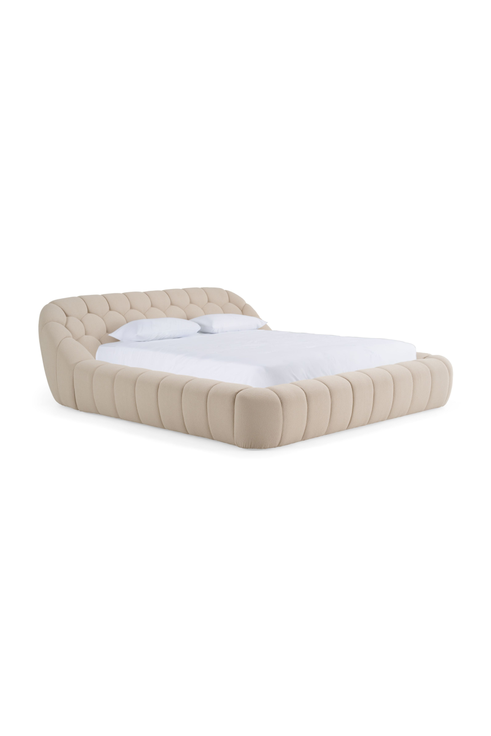   Hexagonal Tufted Queen Bed | Oroa.com