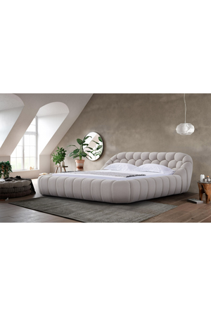   Hexagonal Tufted Queen Bed | Oroa.com