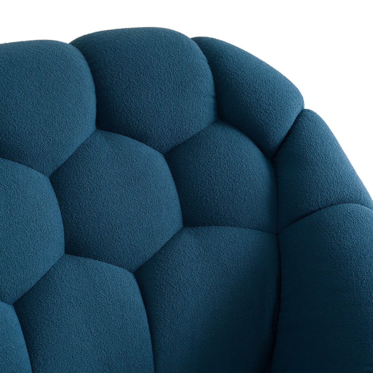   Blue Hexagonal Tufted Bed | Oroa.com