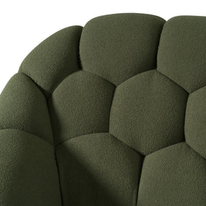   Green Hexagonal Tufted Bed | Oroa.com