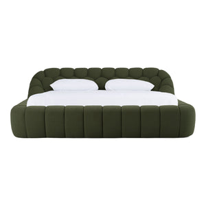   Green Hexagonal Tufted Bed | Oroa.com