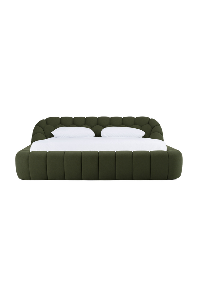 Hexagonal Tufted Queen Bed | OROA Modern Yolonda | Oroa.com