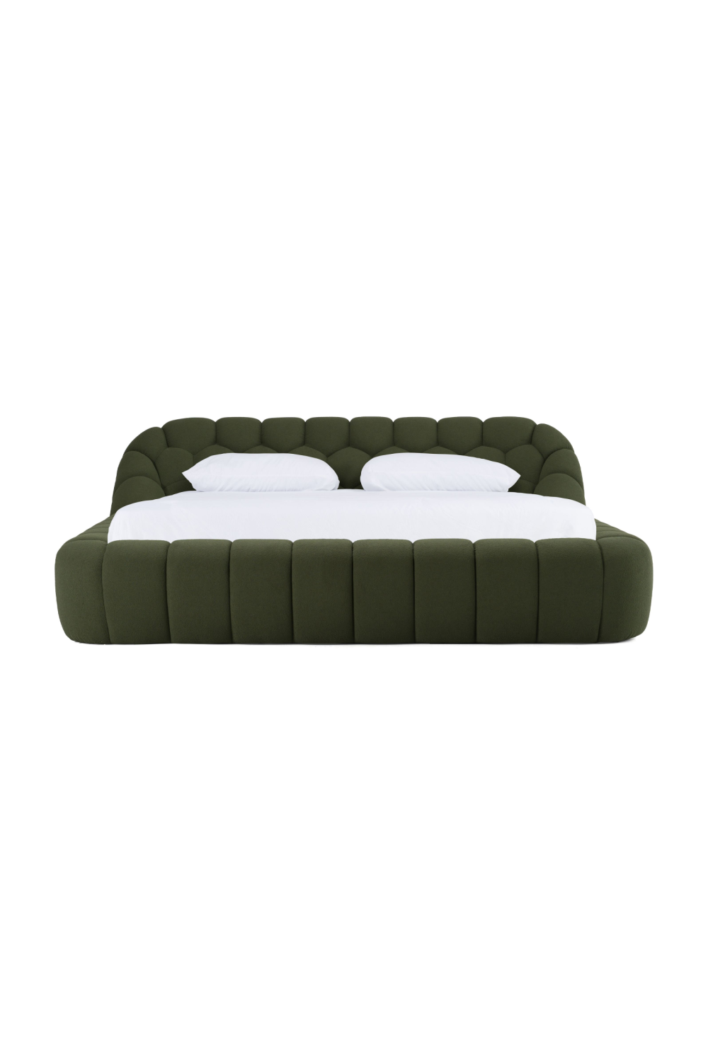   Hexagonal Tufted Queen Bed | Oroa.com