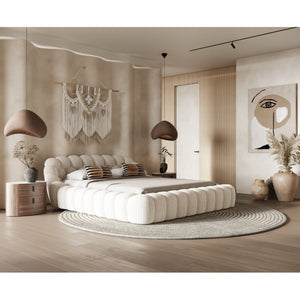   Hexagonal Tufted King Bed | Oroa.com