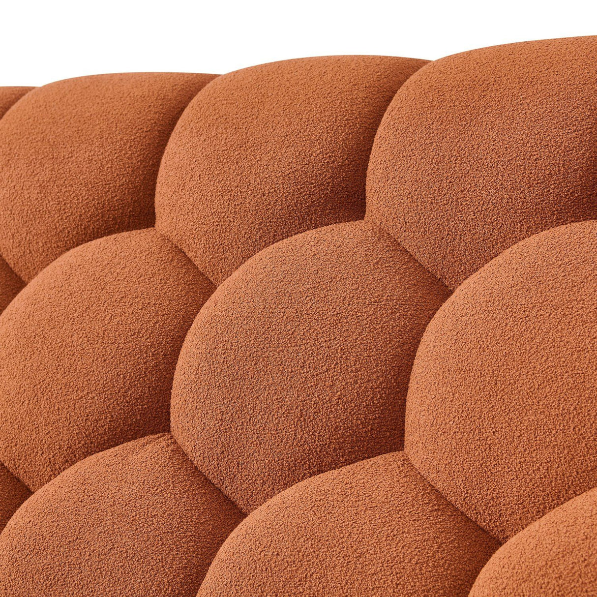   Orange Hexagonal Tufted Bed | Oroa.com