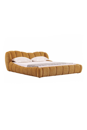   Upholstered Panel Camel Headboard Bed | Oroa.com