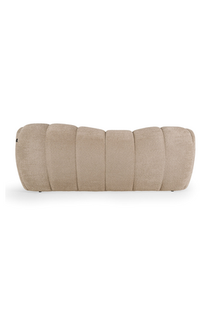   Tan Upholstered Panel Headboard Bed | Oroa.com