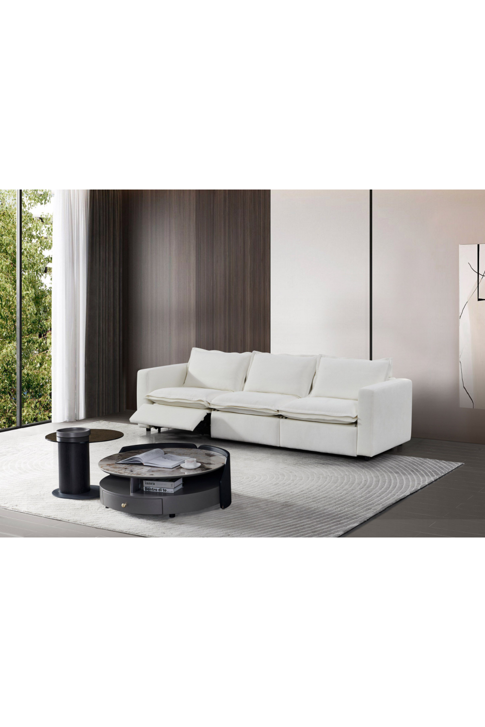   White Recliner Sofa | Oroa.com