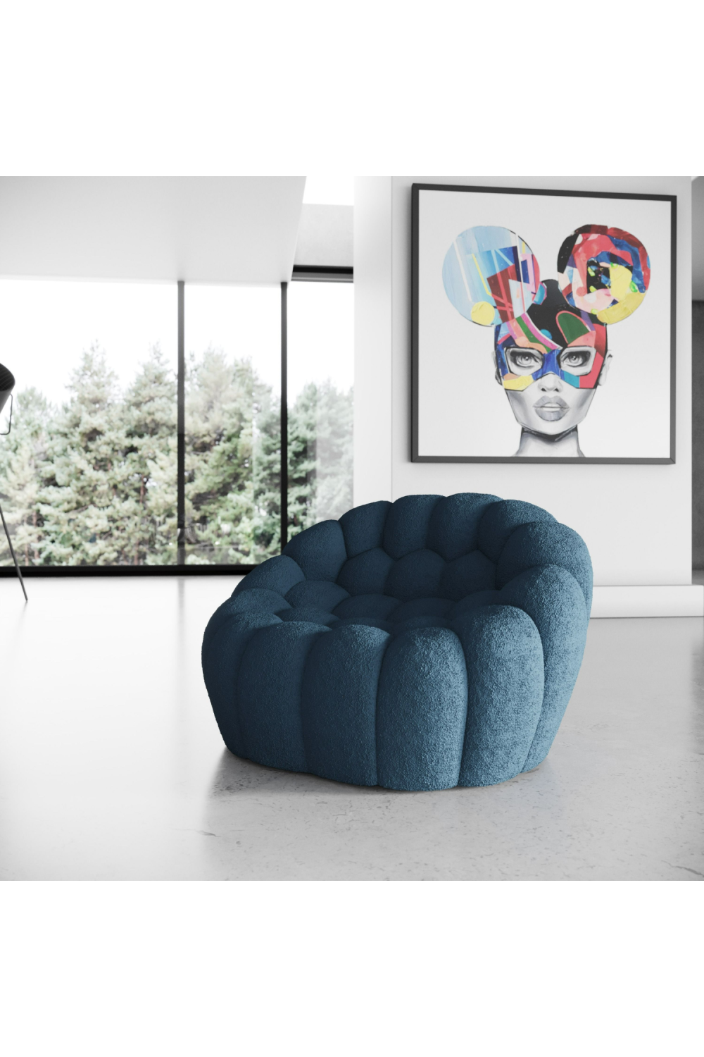   Hexagonal-Tufted Lounge Chair | Oroa.com