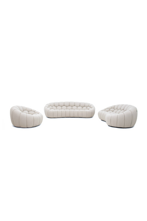   Hexagonal-Tufted Loveseat | Oroa.com