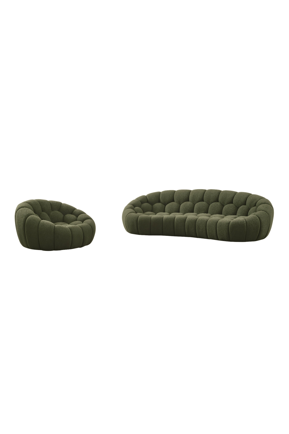   Green Tufted Sofa Set | Oroa.com