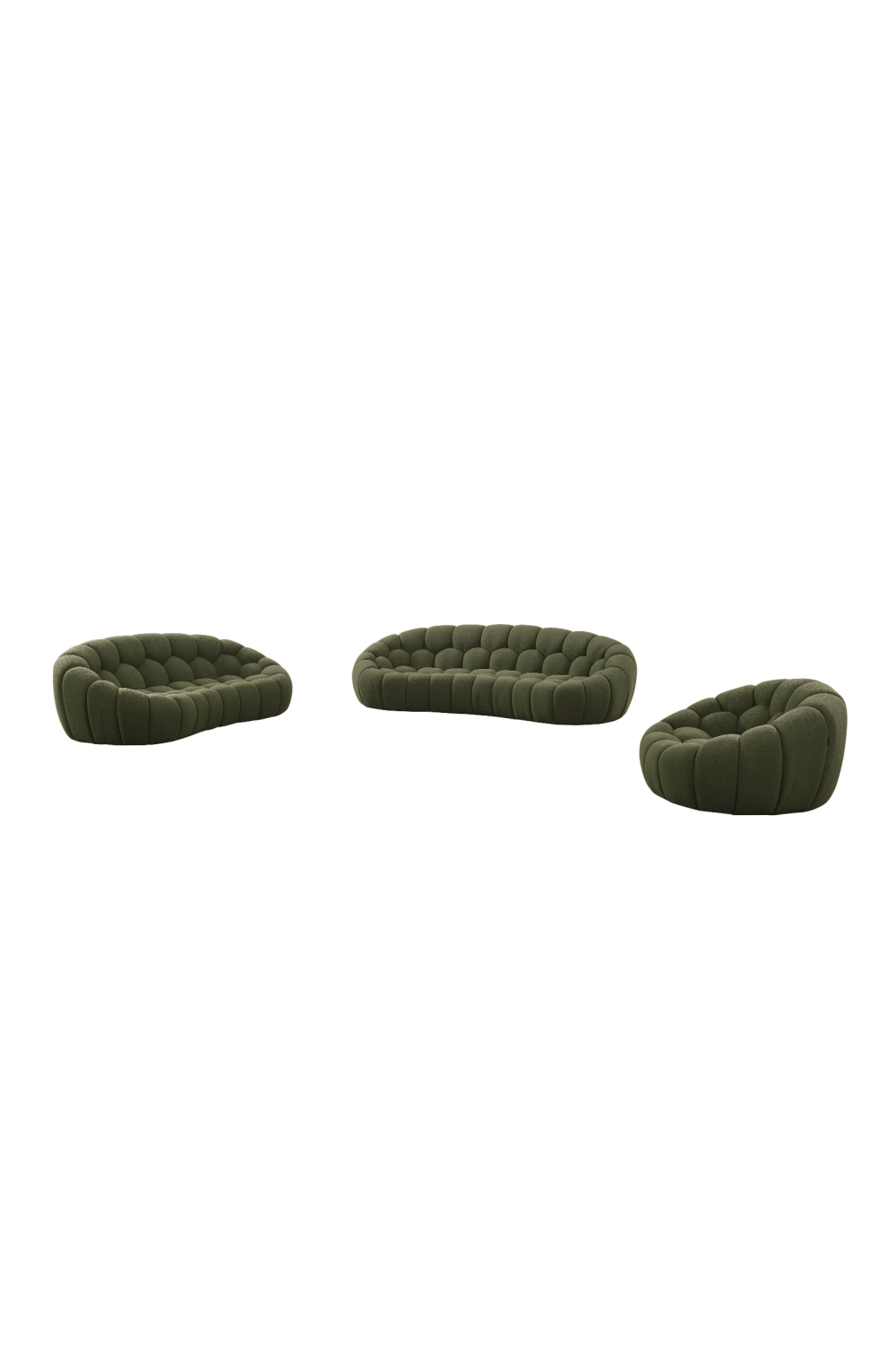   Green Tufted Sofa Set | Oroa.com