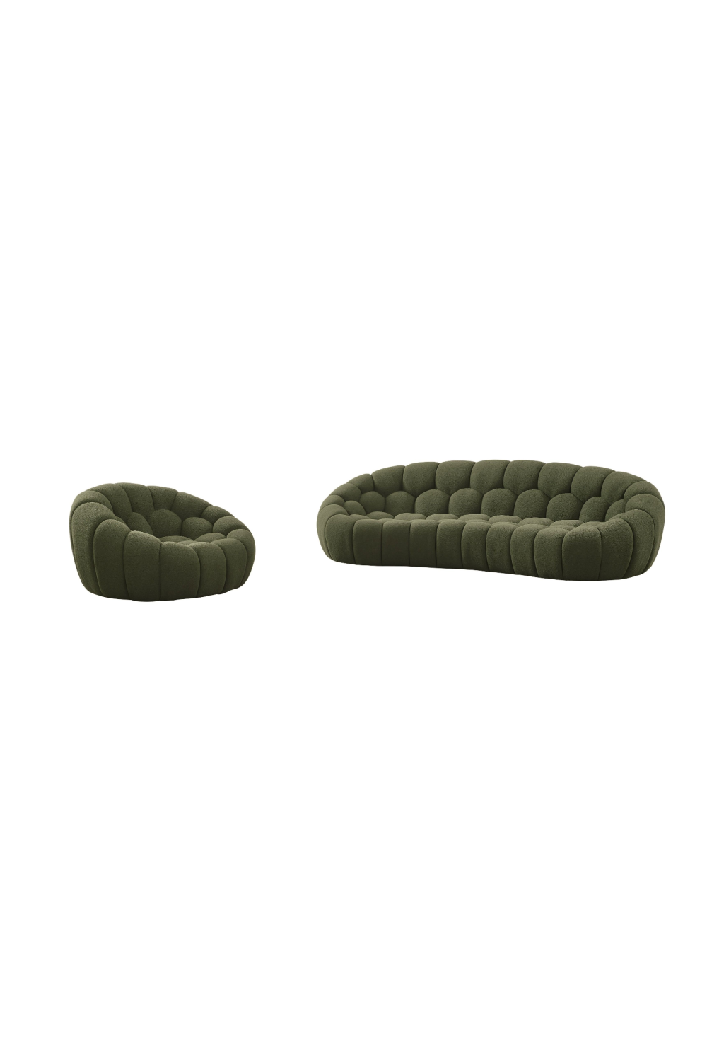   Green Tufted Sofa Set | Oroa.com