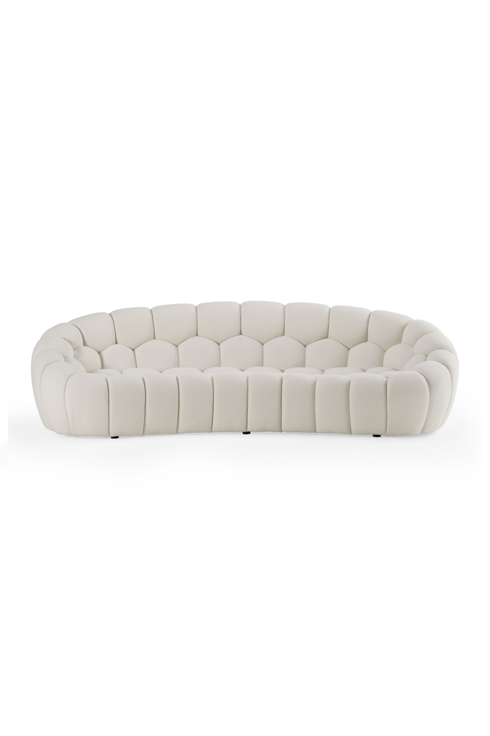   Hexagonal-Tufted Curved Sofa | Oroa.com