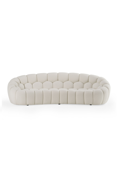   Hexagonal-Tufted Curved Sofa | Oroa.com