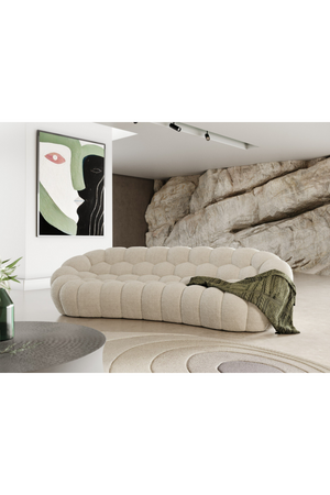   Hexagonal-Tufted Curved Sofa | Oroa.com