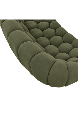   Hexagonal-Tufted Curved Sofa | Oroa.com