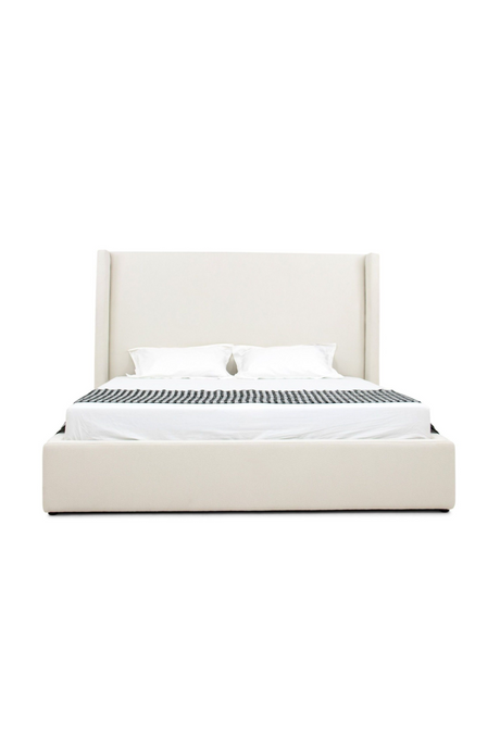   White Teddy Fabric Bed | Oroa.com