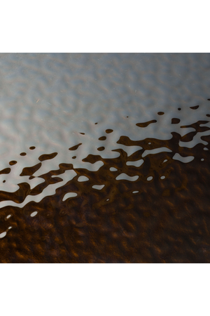   Textured Brown Glass Dining Table | Oroa.com