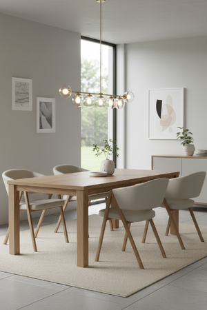   Curved Vegan Leather Dining Chairs (2) | Oroa.com