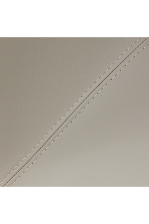   Curved Vegan Leather Dining Chairs (2) | Oroa.com
