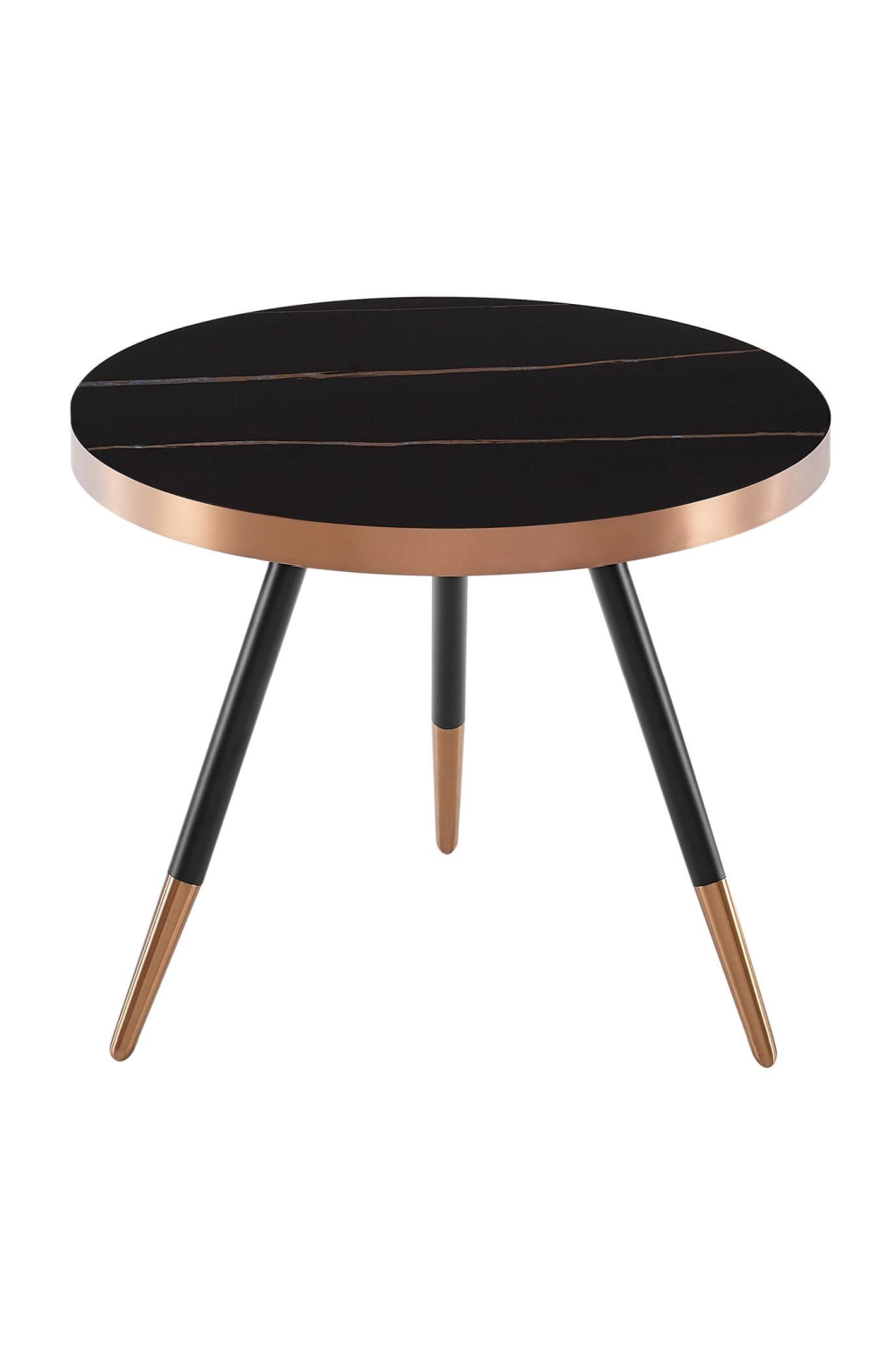   Round Black Ceramic Coffee Table S | Oroa.com