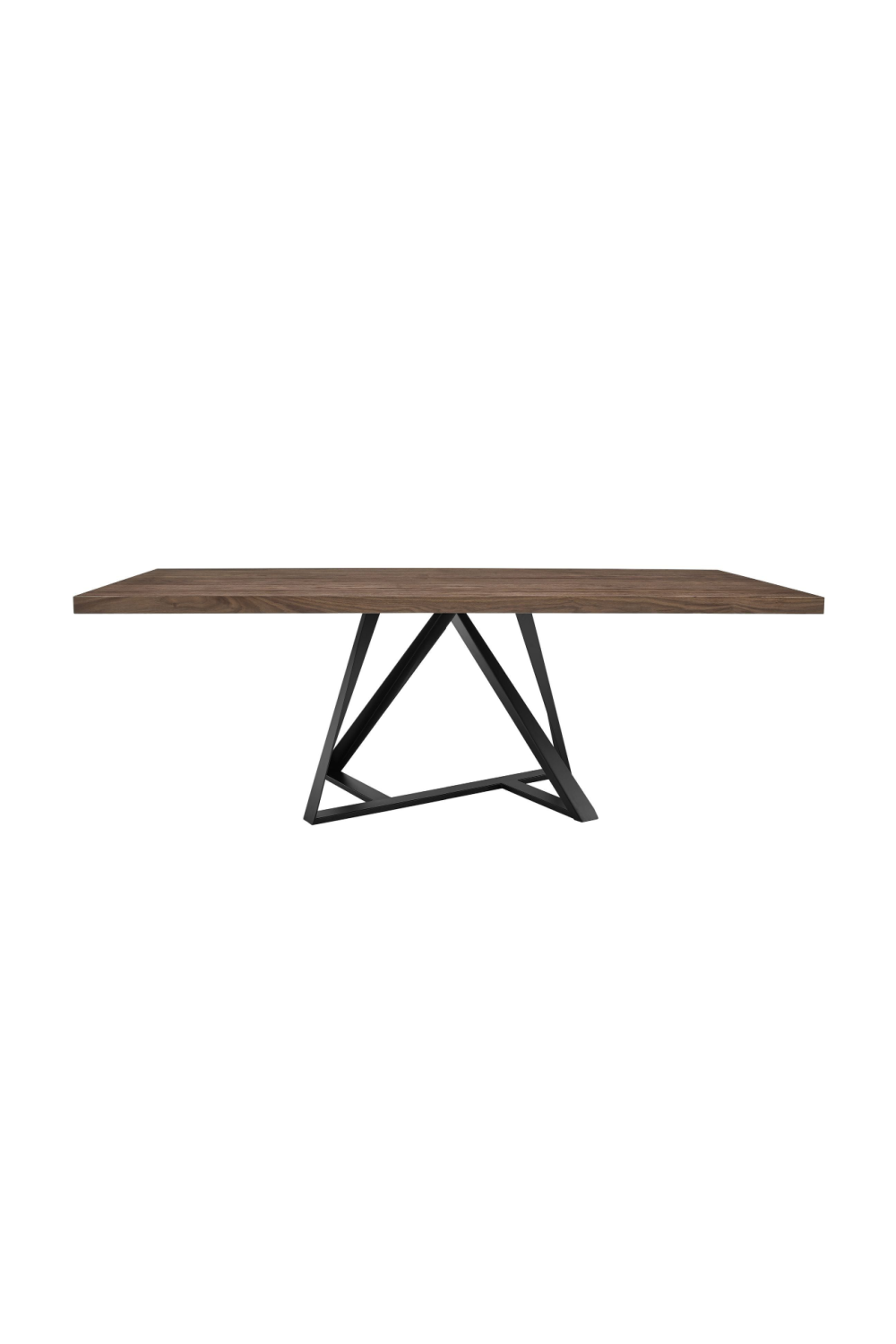   Wooden Top Industrial Dining Table | Oroa.com