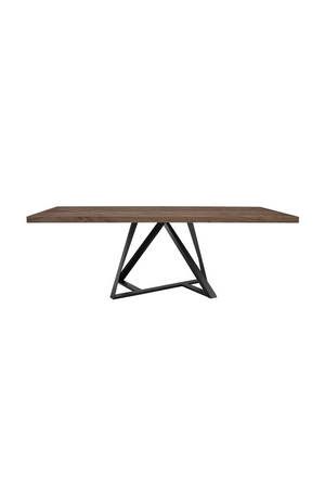   Wooden Top Industrial Dining Table | Oroa.com