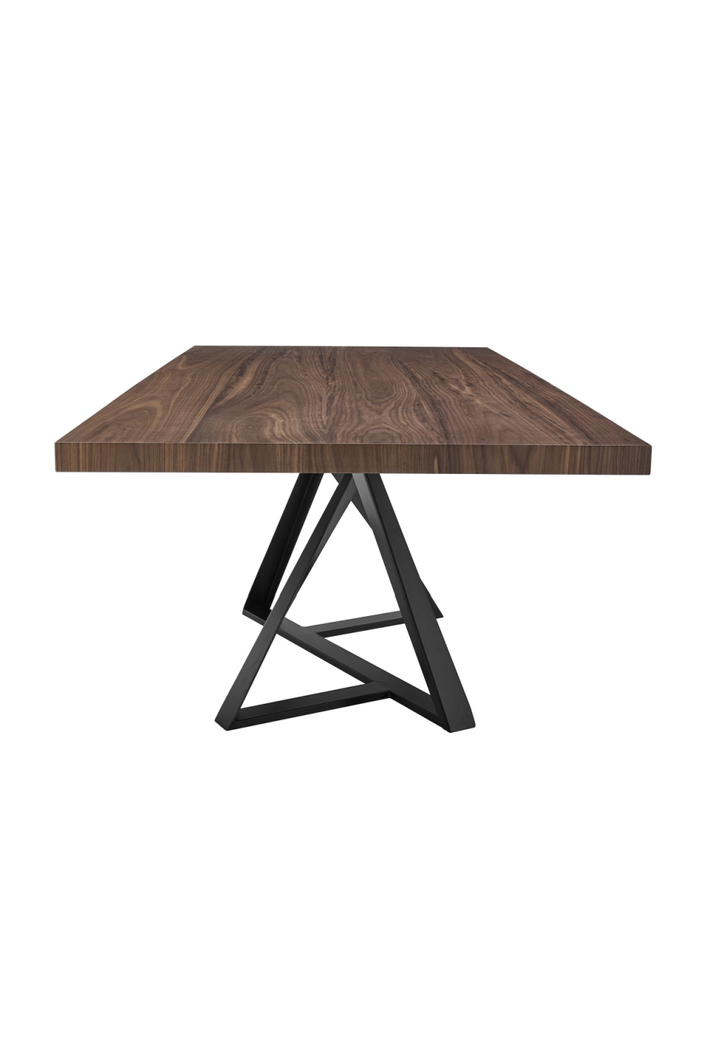   Wooden Top Industrial Dining Table | Oroa.com