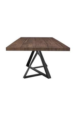   Wooden Top Industrial Dining Table | Oroa.com