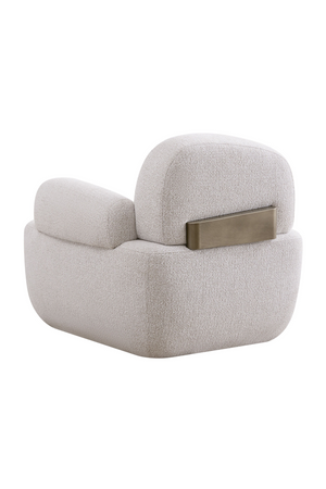   White Right-Armed Accent Chair | Oroa.com