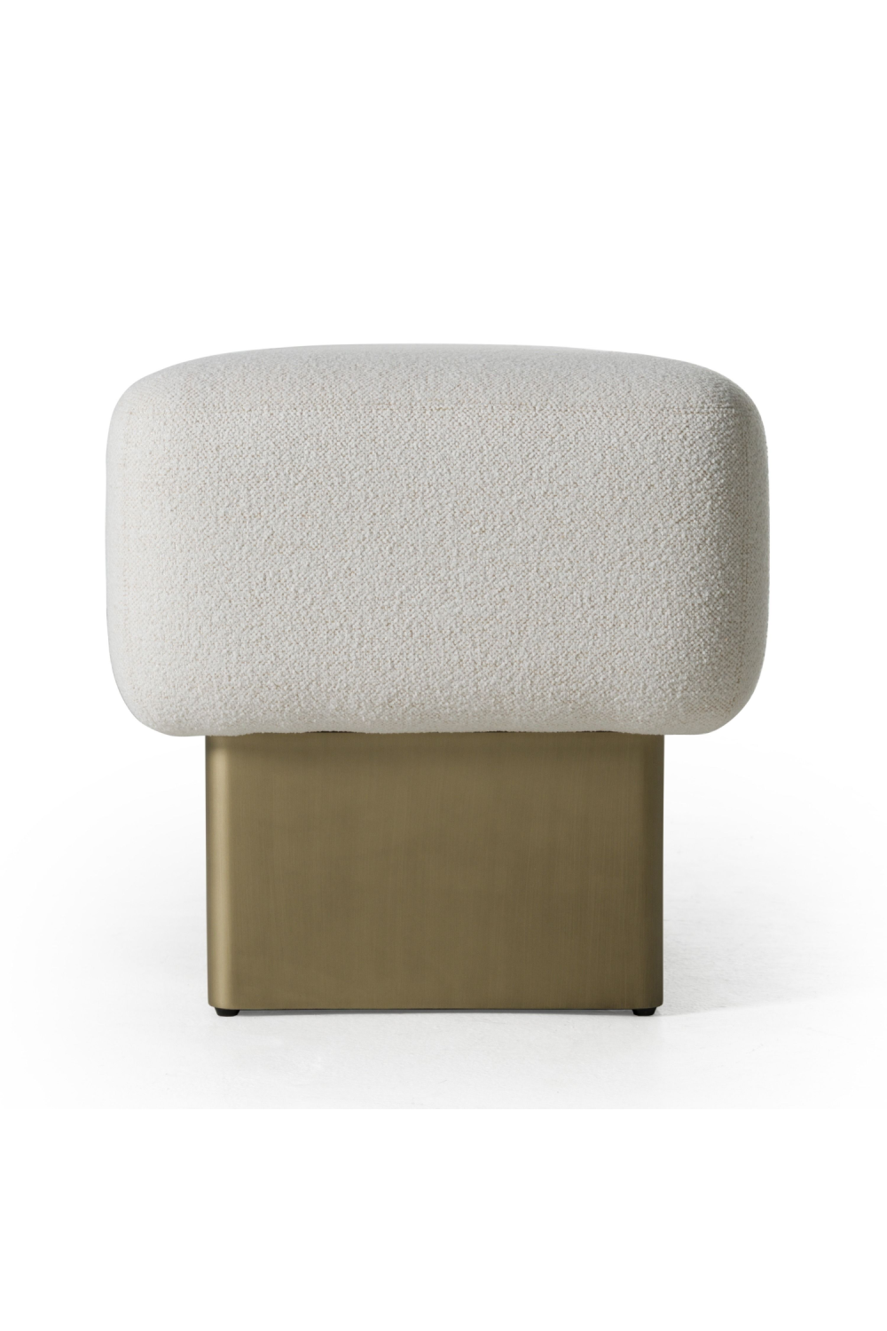   White Fabric Bench | Oroa.com