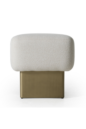   White Fabric Bench | Oroa.com