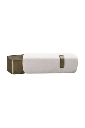   White Bench with Tray Table | Oroa.com