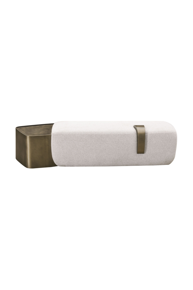 White Bench with Tray Table | OROA Modern Rainier | Oroa.com