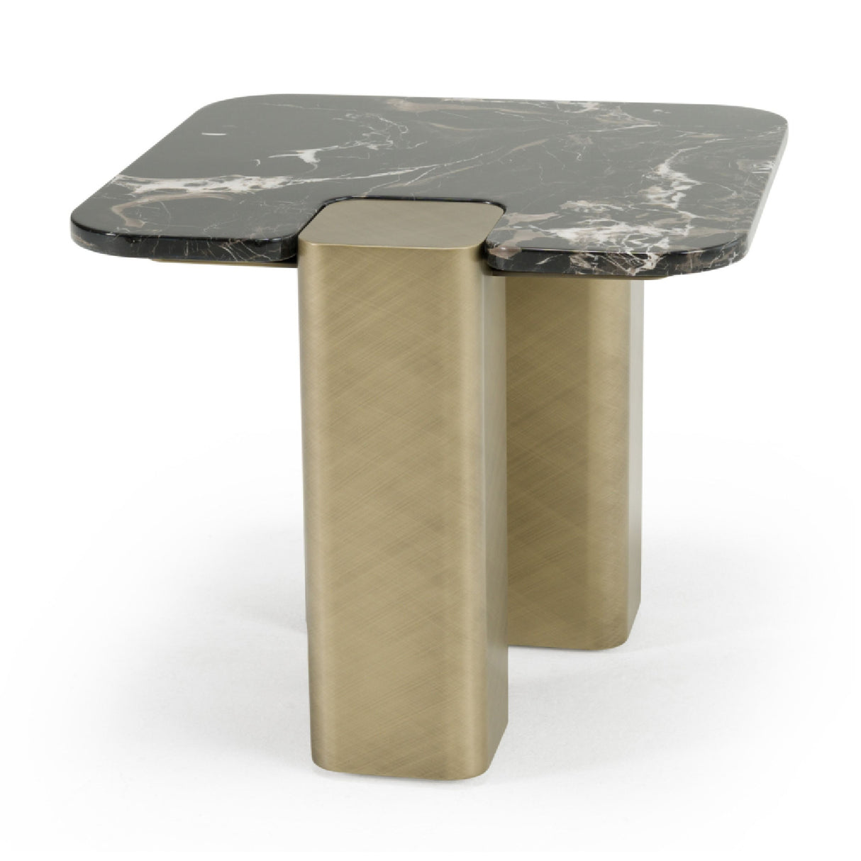   Black Marble End Table | Oroa.com