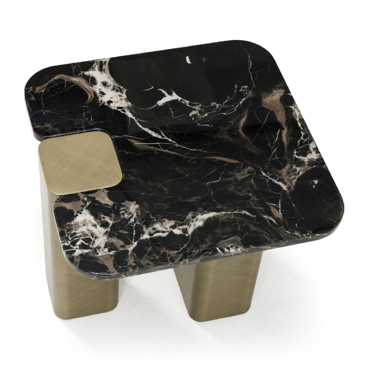   Black Marble End Table | Oroa.com