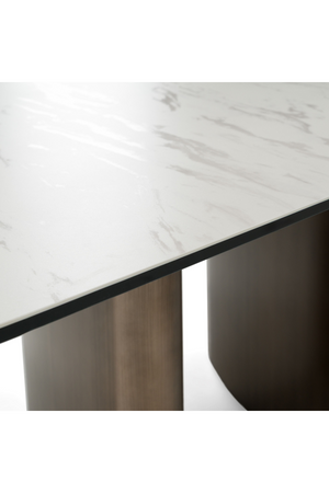   White Ceramic Dining Table | Oroa.com
