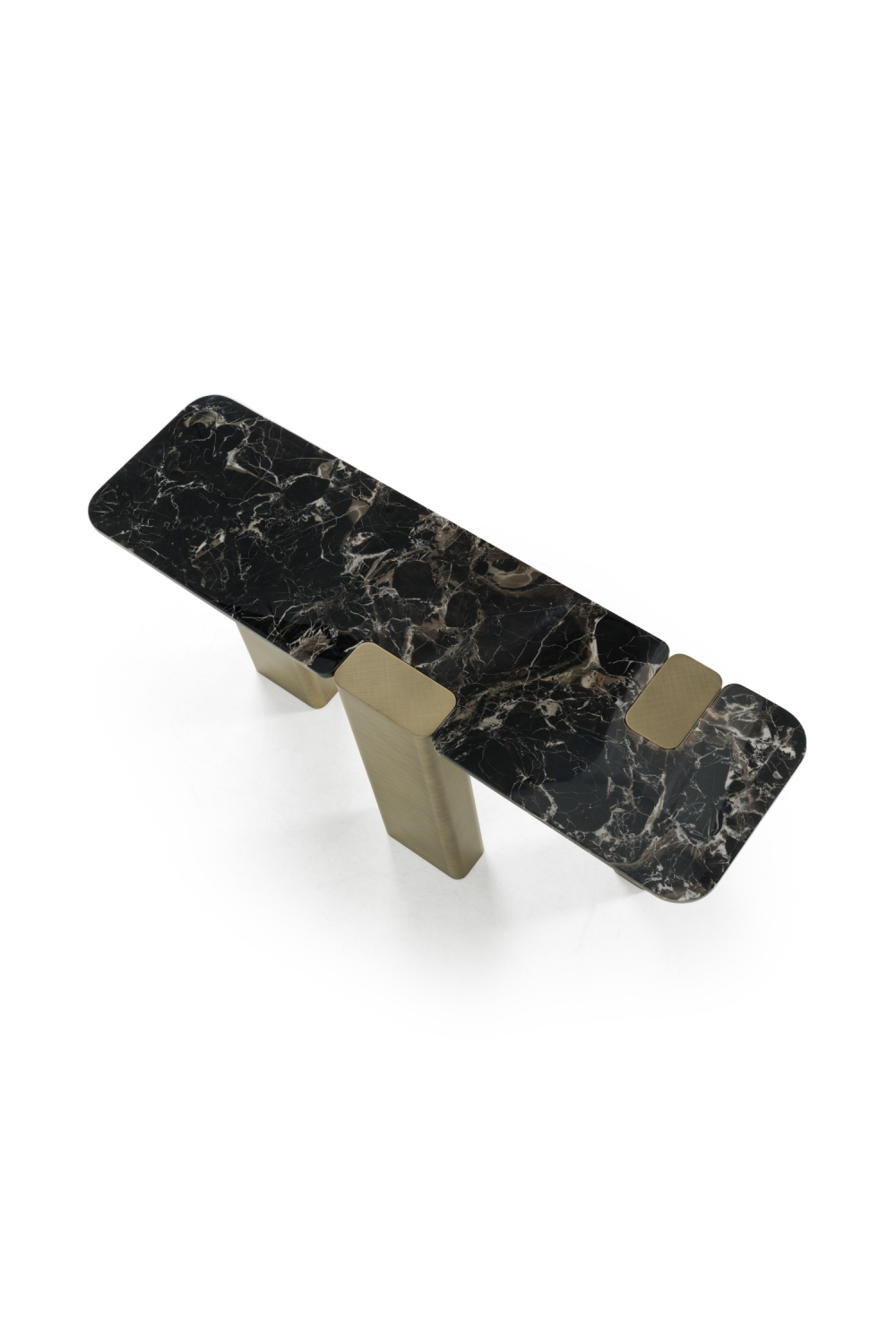   Black Marble Console Table | Oroa.com