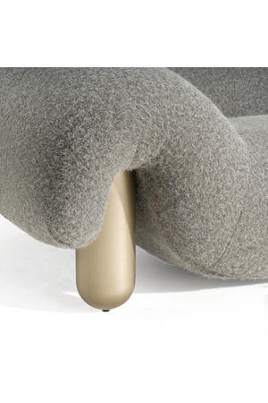   Gray Contemporary Accent Chair | Oroa.com