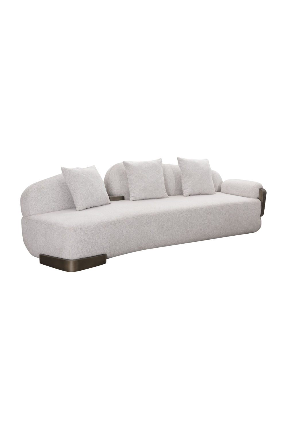   White Single-Armed Sofa | Oroa.com