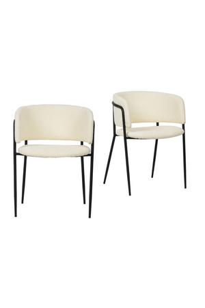  White Dining Chair Set (2) | Oroa.com
