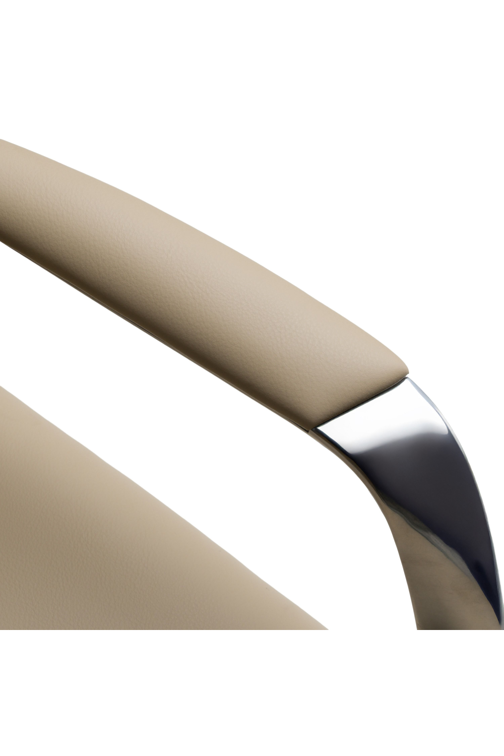   Tan Vegan Leather Office Chair | Oroa.com