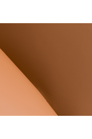   Brown Vegan Leather Accent Chair | Oroa.com