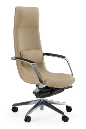   Beige High-Back Office Chair | Oroa.com