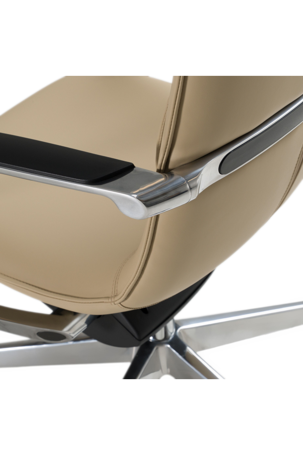   Beige High-Back Office Chair | Oroa.com