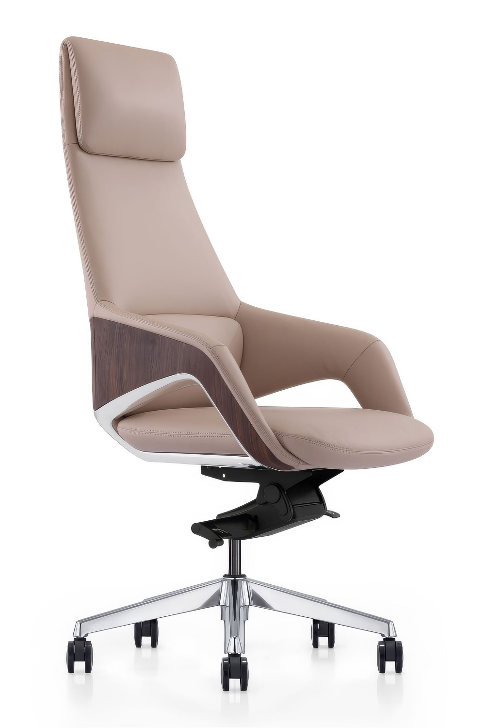   High-Back Leather Office Chair | Oroa.com