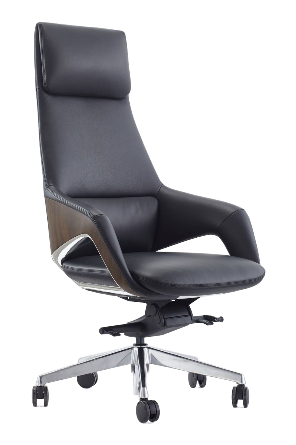   High-Back Leather Office Chair | Oroa.com