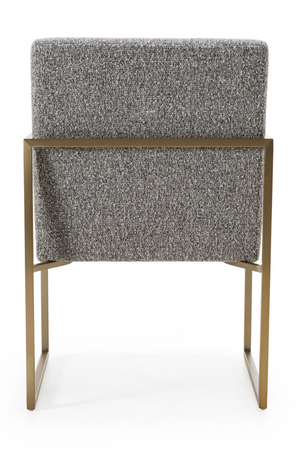   Gray Fabric Dining Chair | Oroa.com