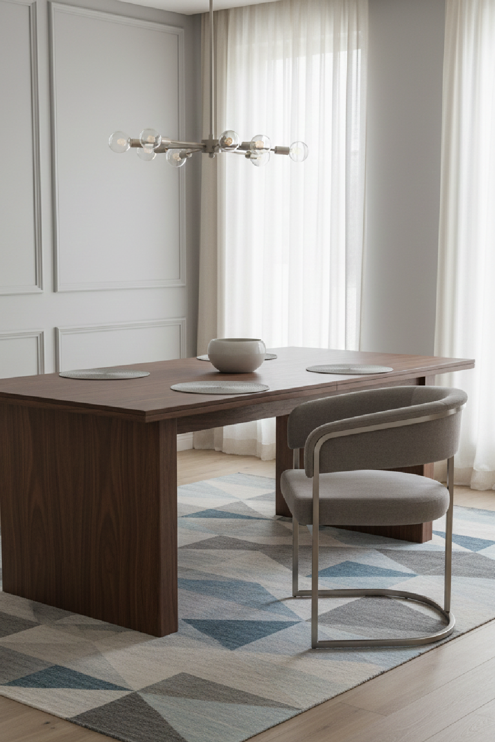   Brass-Framed Dining Side Chair | Oroa.com